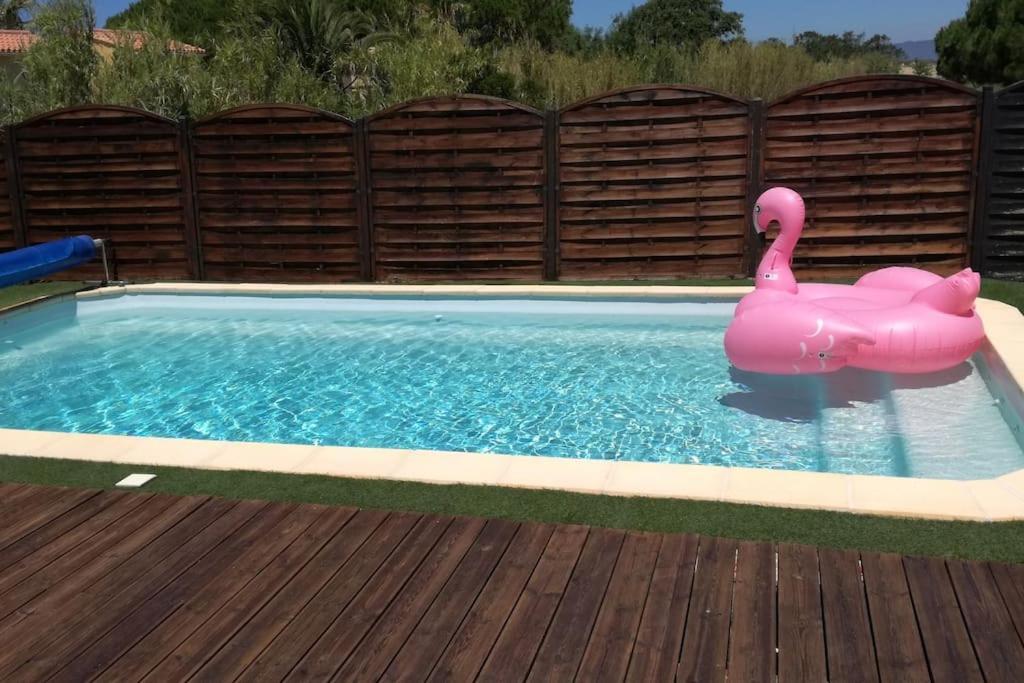 T2: 45M2 :4 Places :Independant Dans Villa Hyères Exterior foto
